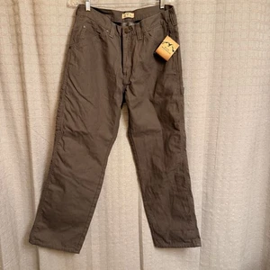 Blue Mountain Canvas Utility Pants Relaxed Moss, 5 pocket flannel lined 34x32 - Picture 1 of 4