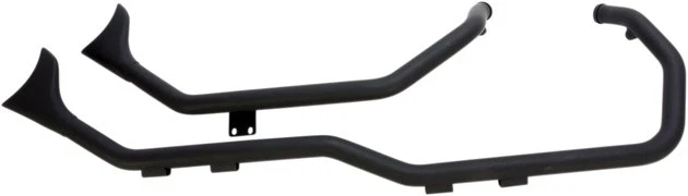 Paughco Side-By-Side Upsweep Fishtail Exhaust Black Harley XL 2014-2022 Foto 1 de 1