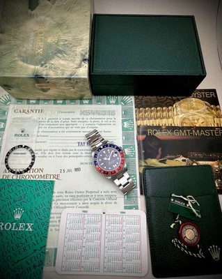 Rolex 16710 GMT Master -1993- Full Mint Set  £10300 on collection!!! - Image 1 of 4