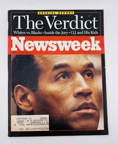 1995 OCTOBER 16 NEWSWEEK MAGAZINE - O.J. SIMPSON - THE VERDICT - NW 1020 - Bild 1 von 5