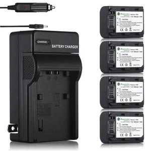 Battery & Charger For Sony NP-FH50 NP-FH40 DSC-HX1 HX100V DSLR A230 A330 Camera - Picture 1 of 20