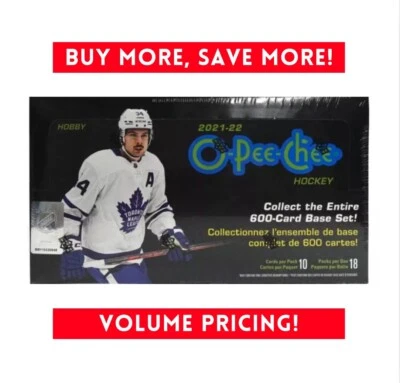 2021/22 Upper Deck O-Pee-Chee Hockey Hobby Box