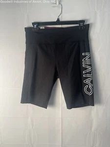 NWT Calvin Klein Women's Black/White Bike Shorts, Sz. L - Picture 1 of 3