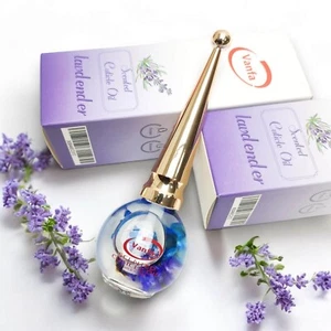 Aceite de cutícula Vanfa infundido con flor real 0,42 OZ - Aroma: lavanda - Imagen 1 de 6