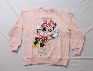 Disney Macy's Big Girls Minnie Mouse Parade Balloon Sweatshirt AP2 Pink Size: XS - Picture 1 of 5