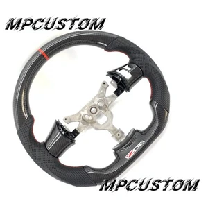 Fit for Corvette C6 Z06 ZR1 2006 2007 2008 2009-2013 Real Carbon Steering Wheel - Picture 1 of 9