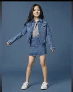 NWT DL1961 Stars Jenny Denim Skirt, girls size 14, FREE SHIPPING - Picture 1 of 7