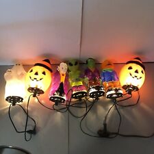 Vintage Empire Blow Mold Halloween Ghost 7 String Light Up Yard 1981 1998 Tested