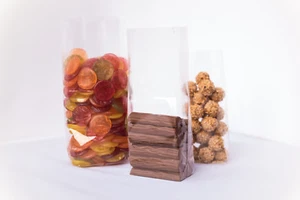byander 100 Stück 145x235mm Bodenbeutel Kreuzbodenbeutel OPP Gebäcktüten Beutel - Bild 1 von 6
