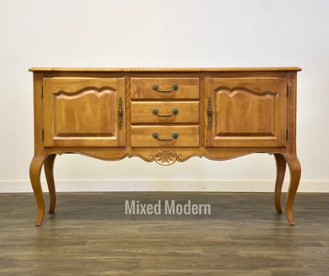 Ethan Allen Country French Sideboard Credenza Buffet Cover
