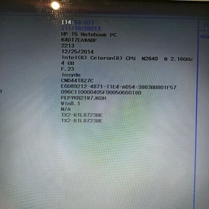 hp 15-r hp 15-r127nf carte mère intel CELERON N2840 2.16GHZ LA-A994P - Photo 1 sur 4