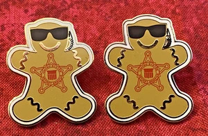 US SECRET SERVICE PIN - US SECRET SERVICE CHRISTMAS 2024 PINS / LOT OF TWO - Bild 1 von 4