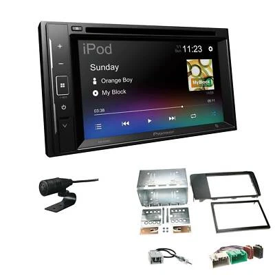 Pioneer 2-DIN Autoradio Bluetooth CD/DVD USB für Volvo V70 II 2004-2007 schwarz - Bild 1 von 4