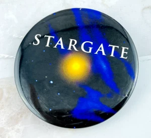 Spilla pulsante teaser promozionale film Stargate vintage (1994) - fantascienza da collezione - Foto 1 di 6
