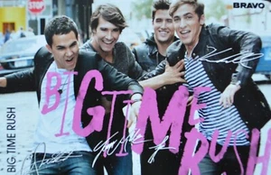 BIG TIME RUSH - Autogrammkarte 10x7cm BRAVO Autogramm Trading Card Fan Sammlung - Bild 1 von 1