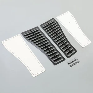 Steel For 85-90 Camaro Z28 IROC-Z IROC Vented Heat Extractor Hood Louvers Scoop - Bild 1 von 18