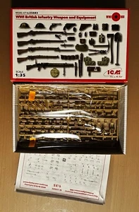 ICM 35683 - WWI BRITISH INFANTRY WEAPON AND EQUIPMENT - 1/35 PLASTIC KIT - Picture 1 of 1