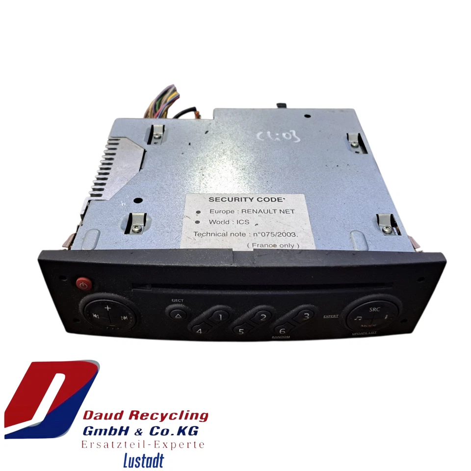 Clio 3 Radio 8200607915 - Bild 1 von 2