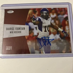 2018 Sage Hit - Autographs Daurice Fountain #A-10 Red (AU, RC) - Bild 1 von 2