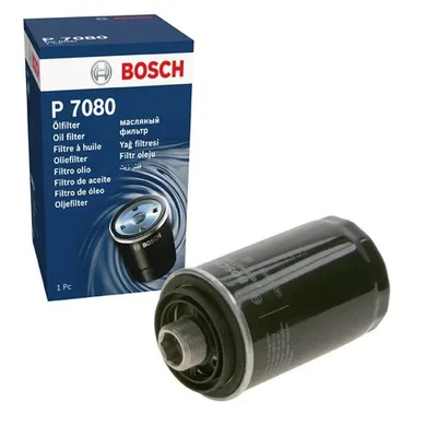 Oil Filter Bosch Fits Audi A3 A4 A5 A6 TT Q3 Q5 Seat Skoda VW 1.8 2.0 TFSI TSI  - Image 1 of 4