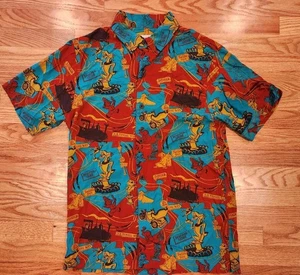 Walt Disney World Mr. Toad’s Wild Ride Button Up Shirt S 2022 Wind in the Willow - Picture 1 of 24