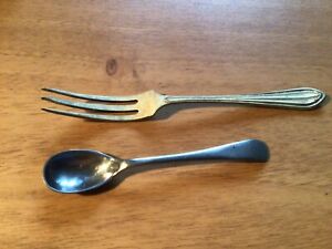 Vintage Mustard Spoon and Pickle Fork