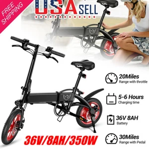 Commuter Ebike 350W 36V 8AH All Terrain Folding Electric Bike Bicycle for Adults - Picture 1 of 11