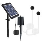 Solar Powered Air Oxygen Pump Aerator 1800mAh Battery For Pond Fishing Tank C7F1