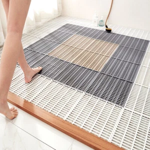 Non Slip Bath Mat Anti Mould Shower Mats TPE Bathroom Bathtub Mat Duck-Board - Picture 1 of 19