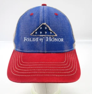 Folds Of Honor Envejecido Camionero Bandera Patriótica Snapback Malla Sombrero - Imagen 1 de 6