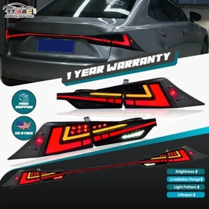 Pair LED Tail Lights Dynamic Animation For Lexus IS250 IS300 300h 350F 2014-2020 - Foto 1 di 20