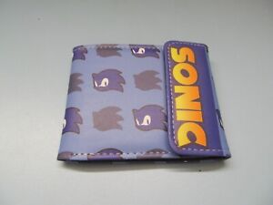Sonic The Hedgehog Bi Fold Wallet With Snap Closure #SO126 (NEW)