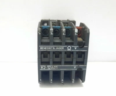 BENEDIKT & JAGER K2-12A01 CONTACTOR K2-12A - Image 1 of 4