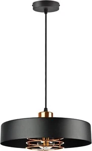 CHIRO Lampadario a Sospensione 1x60W E27 Nero (1 sorgente luminosa) - Foto 1 di 7