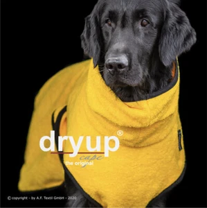 Fit4Dogs - Hundebademantel dryup cape Yellow Trockencape Actionfactory