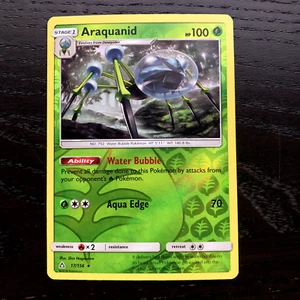 Araquanid 17/156 Pokemon Ultra Prism Sun & Moon Reverse Holo Rare Card VLP - Picture 1 of 3