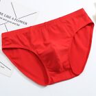 Sous-Vêtements Élégants En Coton Rouge Taille Basse Pour Hommes Sac Bikini Se