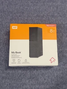 Western Digital 8TB External Desktop Hard Drive - Black WDBBG0080HBK-NESN - Picture 1 of 2