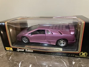 Maisto Special Edition 1995 Lamborghini Fushia 1:18 Diecast Model NWB - Picture 1 of 1