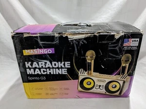 MASINGO Kitty Cat Karaoke Machine for Kids, Bluetooth Speaker- For Parts - Picture 1 of 5