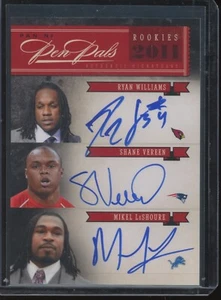 2011 National Treasures Williams Vereen Thomas Murray Ridley Pen Pals Auto /15 - Picture 1 of 2