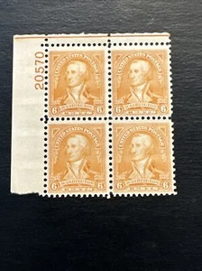 US Stamps-SC# 711 - Plate Block Of 4 - 2 MH & 2 MNH - Picture 1 of 2