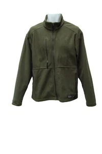 Patagonia Men's Classic Full Zip Synchilla Fleece Jacket, Dark Green, Medium EUC - Picture 1 of 5