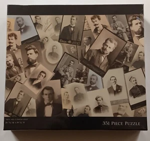 Puzzle 351 pezzi Victorian Trading Co. NUOVO SIGILLATO uomini sono complicati - Foto 1 di 6