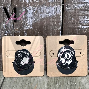 Star Wars Pin Sammlerstück Emaille Hard PRINZESSIN LEIA LUKE SKYWALKER XWING FIGHTER - Bild 1 von 5