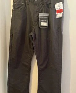 Royal Premium Myron Straight Fit Hose Etikett Größe 34x30 schwarz gestreift Neu mit Etikett - Bild 1 von 13