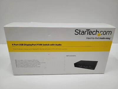 StarTech SV431DPUA 4 Port USB Dual Link DVI KVM Switch with Audio - Image 1 of 2