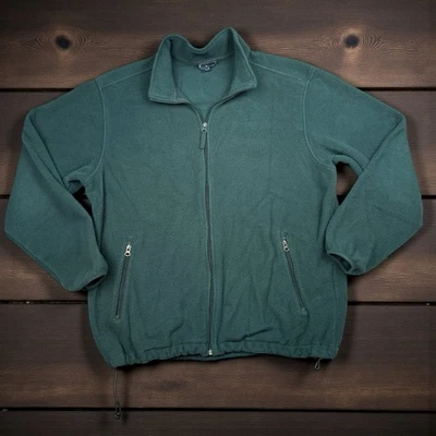Lands End Mens Aircore 200 Fleece Jacket XL 46-48 Hunter Green Full Zip Canada - Image 1 of 4