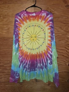 Vintage 1988 Grateful Dead Ring Around The Sun Custom TShirt Needs Taylor Sz XL - Picture 1 of 9