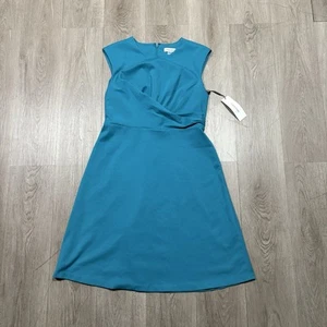 New Calvin Klein Women’s Blue Dress Size 12 NWT - Picture 1 of 9